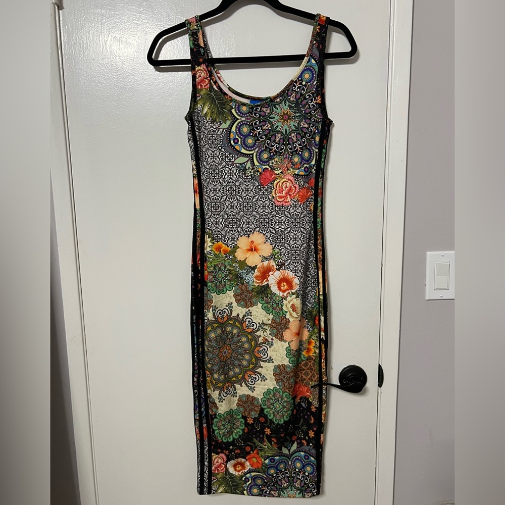 Adidas x FARM RIO Floral Sleeveless Dress